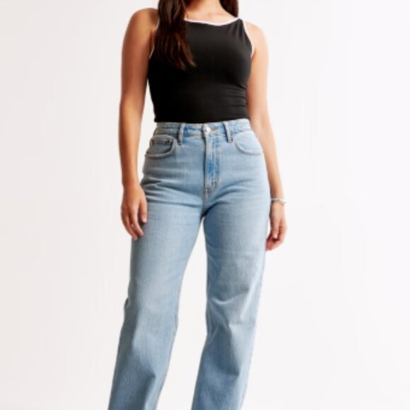 Abercrombie & Fitch Jeans The ‘90s Relaxed’; 28 Short - Picture 1 of 3